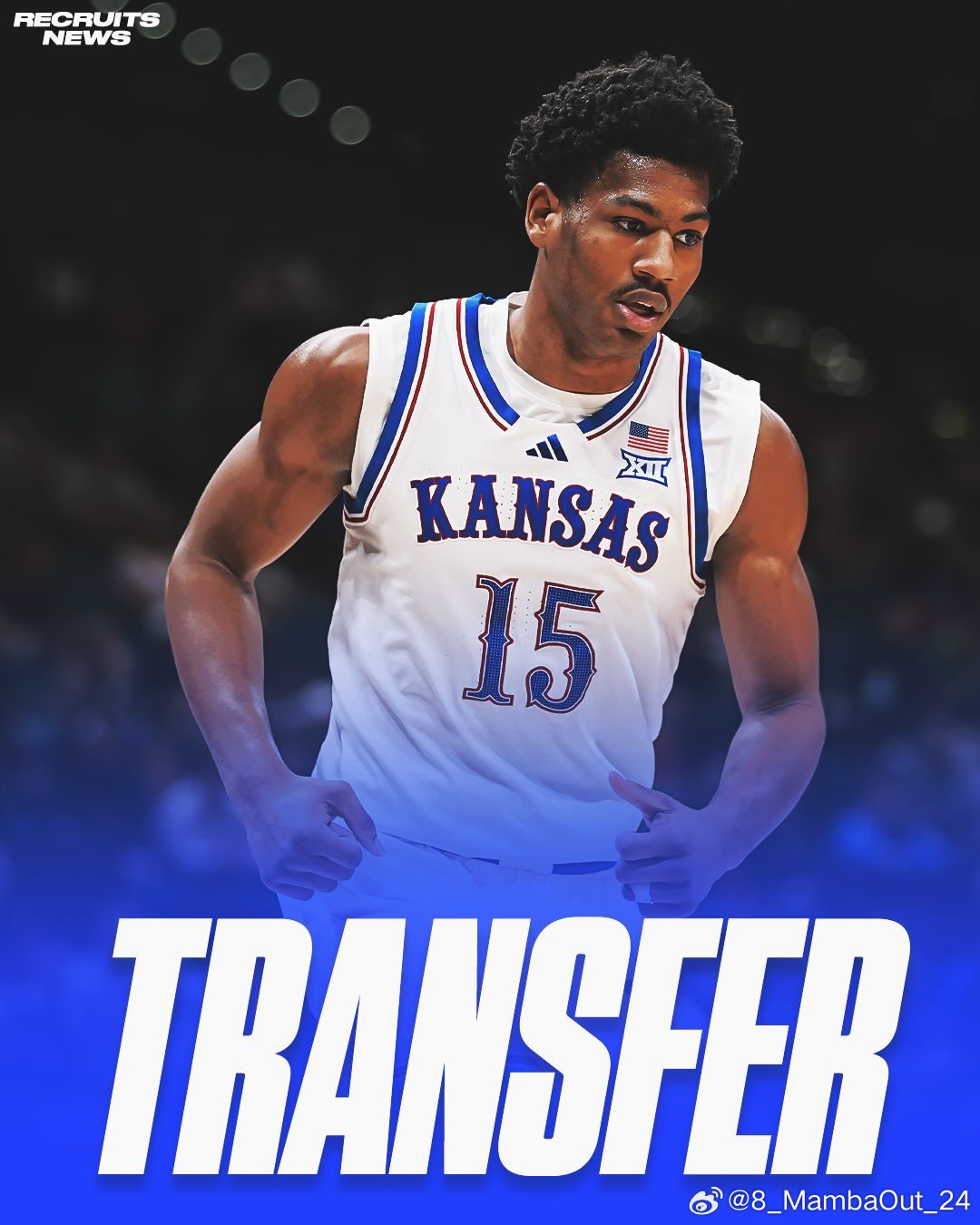 堪萨斯大学前锋布莱森·蒂勒(Bryson Tiller)将进入转学窗口这位身高6