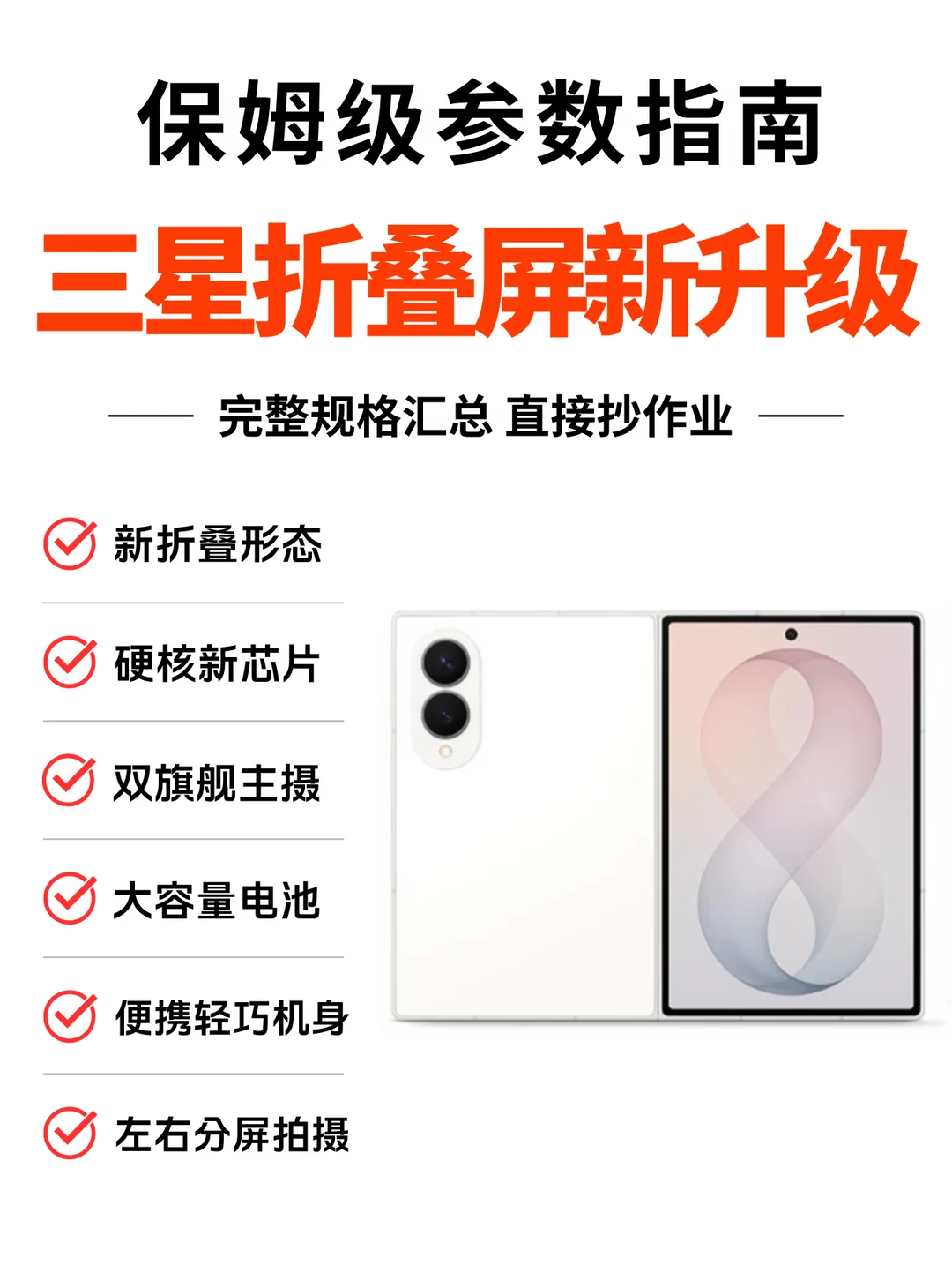 保姆级参数整理！三星折叠屏升级点一篇看懂