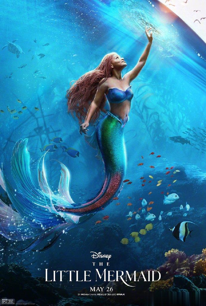 电影《小美人鱼》发布新海报，5月26日中国内地、北美等地上映。就是这周了，你会去