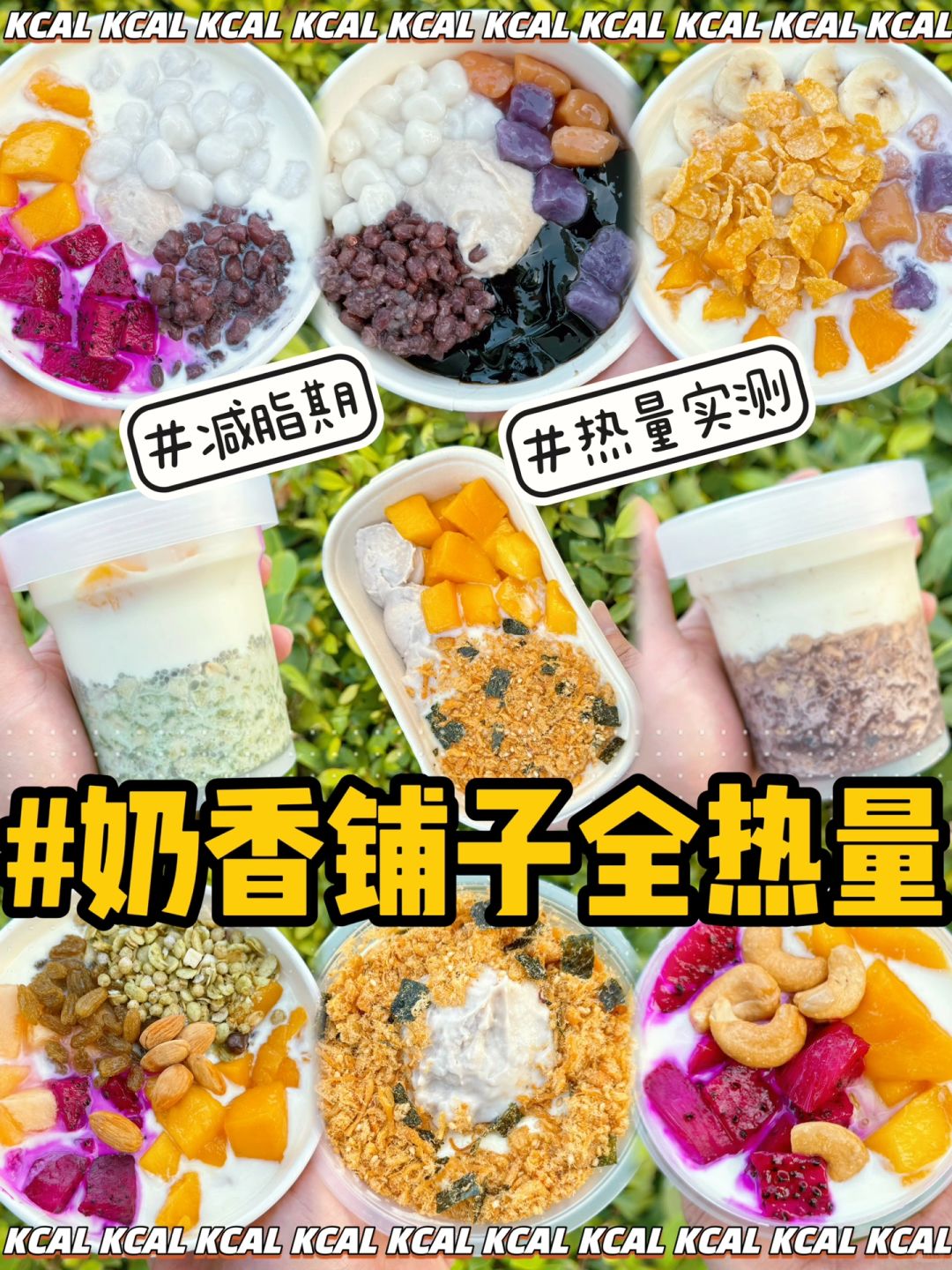 奶香铺子热量测评‼️代餐酸奶ACFH🐮超模罐子
