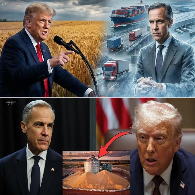 特朗普要求保证加拿大小麦供应——卡尼证实已有400万吨小麦从美国转运至加拿大。