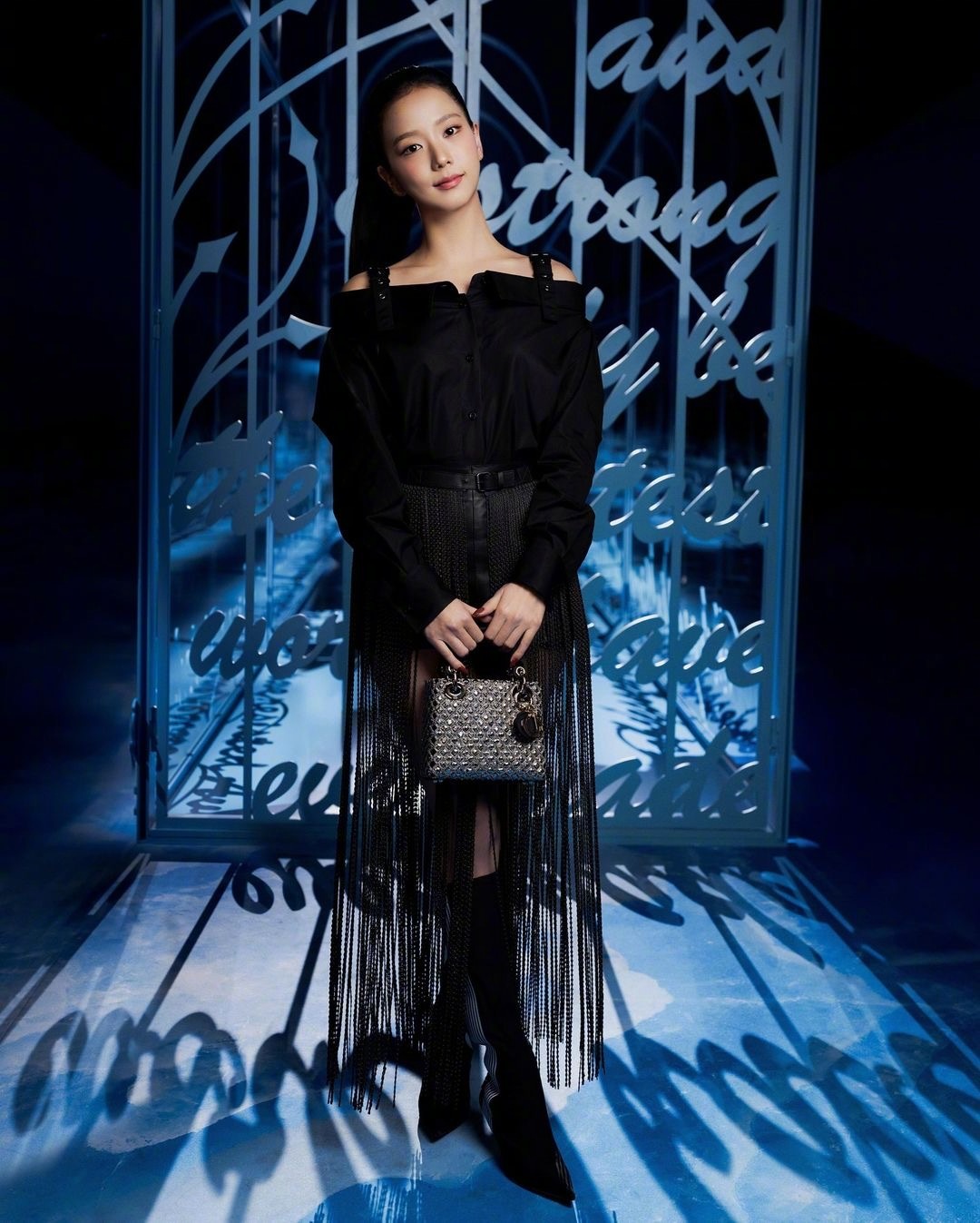 #时装周##巴黎时装周# ，出席Dior 2025春夏系列发布秀嘉宾写真！金智秀