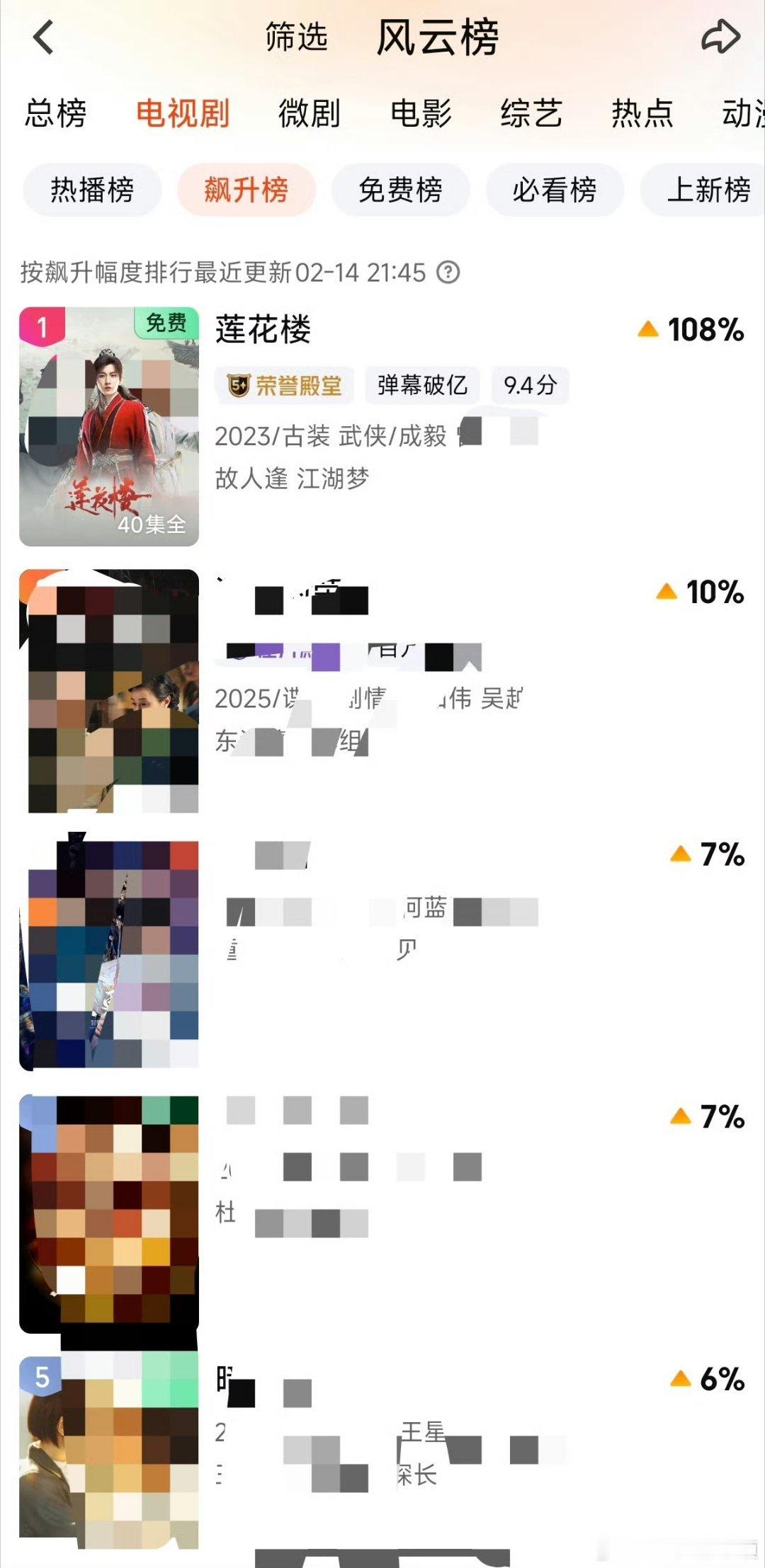 《莲花楼》的实力太顶了成毅李莲花的排面依旧拉满成毅莲花楼播出3年依旧断层领先