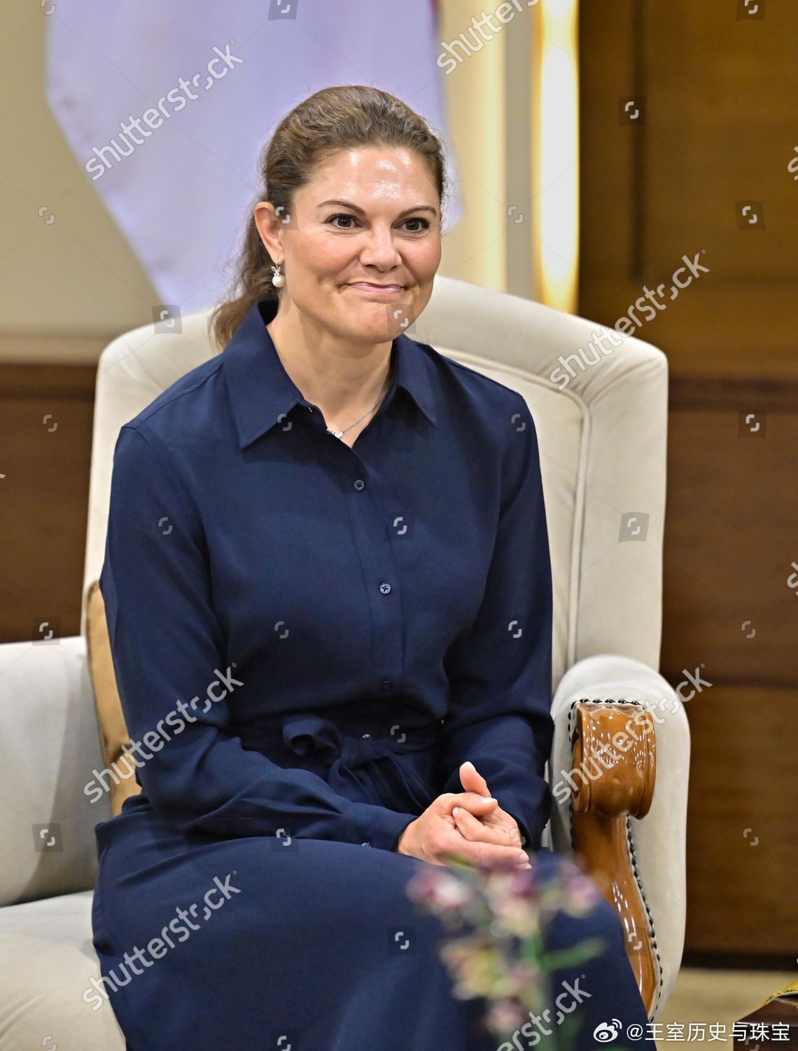 新闻 2026.9.4 瑞典女王储维多利亚以联合国开发计划署亲善大使的身份对印度