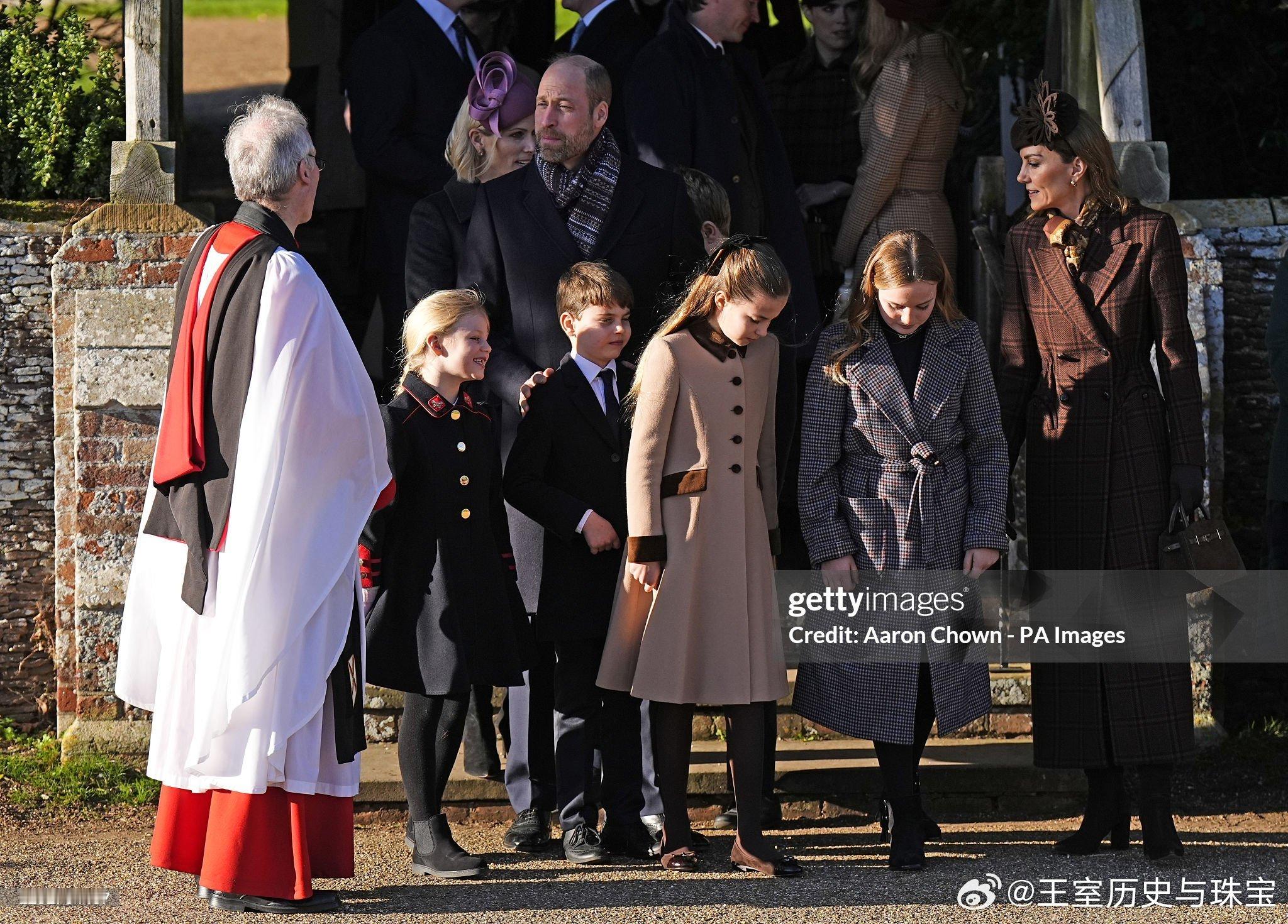 新闻 2025.12.25 英国王室成员出席一年一度的圣诞礼拜，Part 2，一