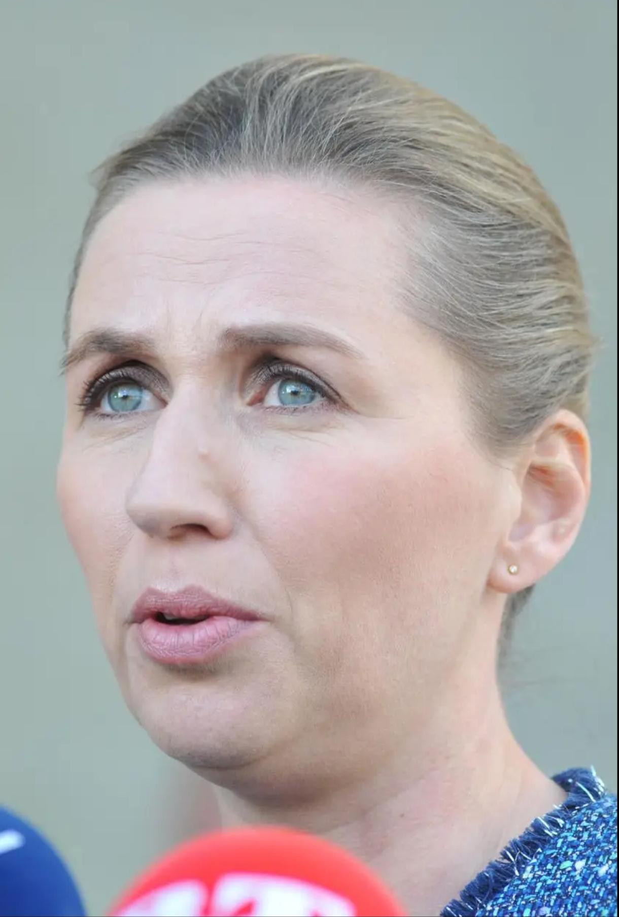 应该是，丹麦首相无奈的硬气了一次，但没有底气。
     丹麦首相弗雷泽里克森2