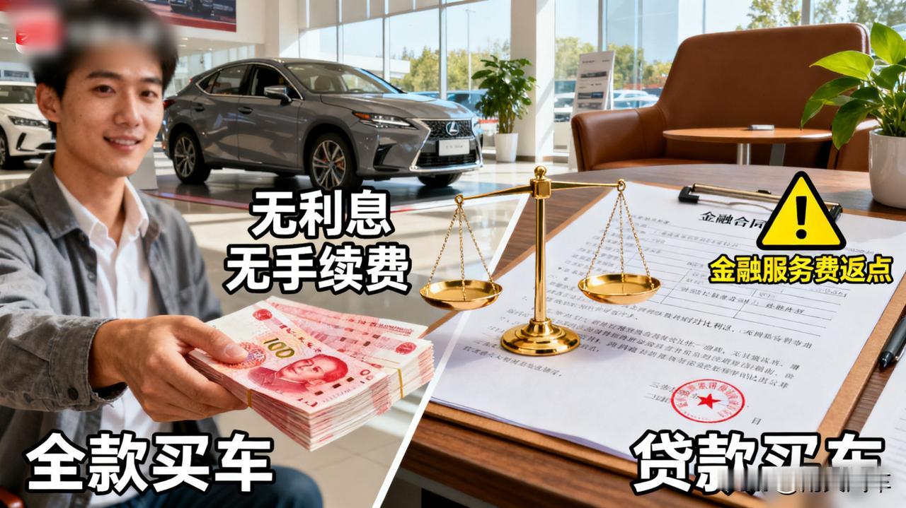 全款和贷款买车，到底哪个更划算？

4S店为啥总推荐你贷款？因为金融服务费他们能