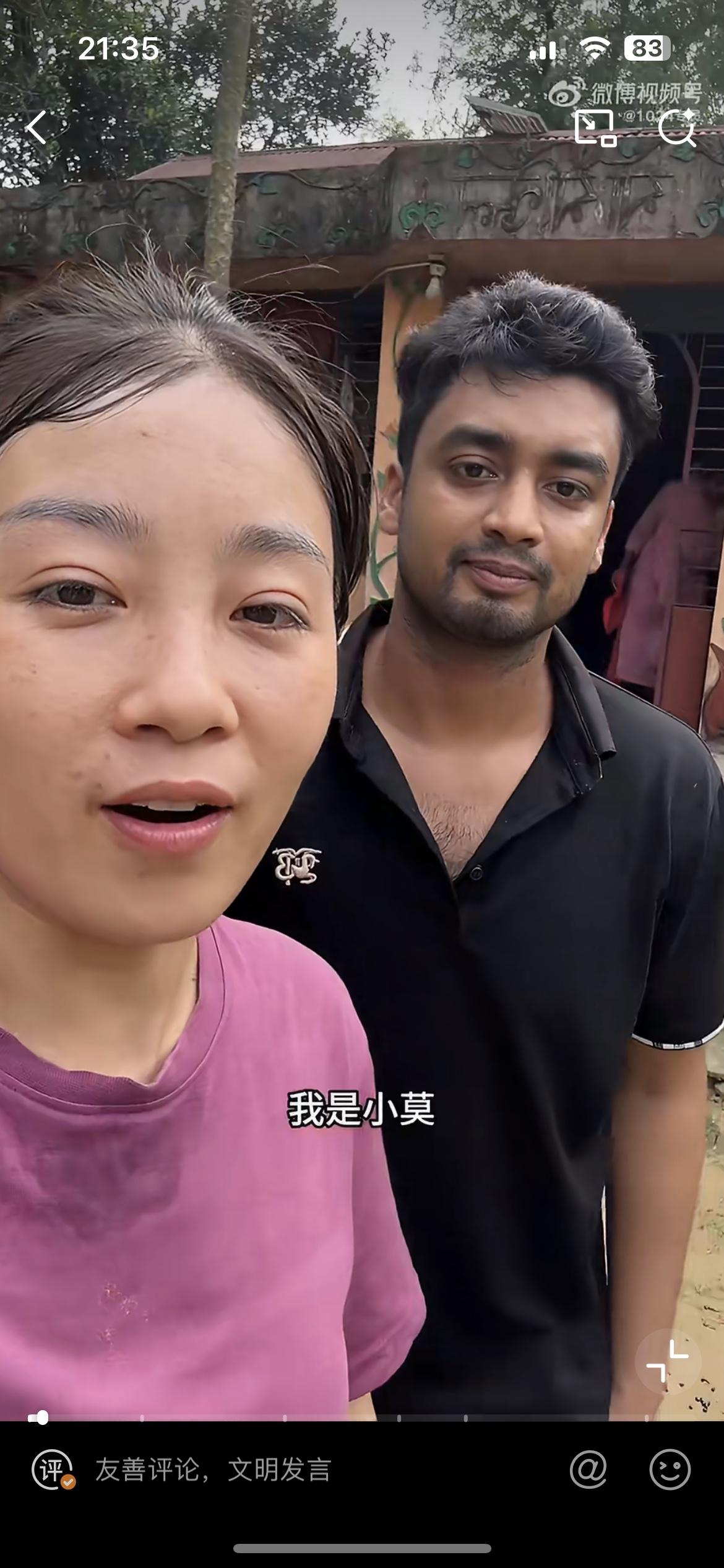 佛山女孩小莫为了爱情远赴孟加拉国，和导游马蒙同居两年多，付出 30 多万的现金加