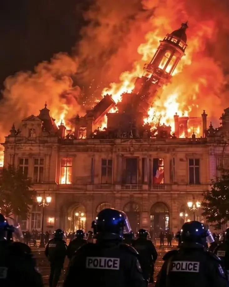 马克龙怒了！在蔓延法国全国的骚乱中，已经有超过2000人被捕。

在18日的电视
