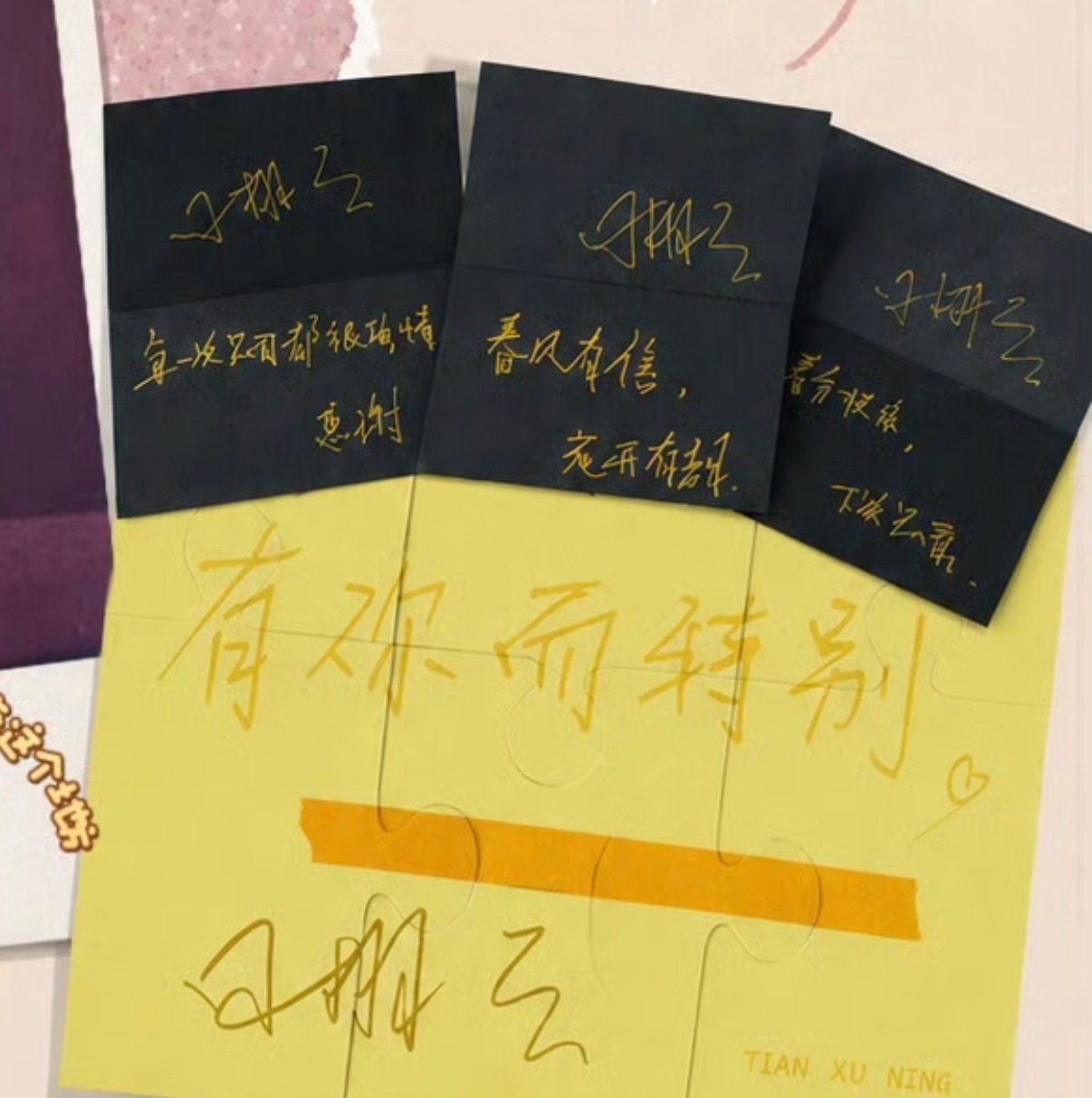 每一次见面都很珍惜 感谢 春风有信，花开有期春分快乐，下次见面田栩宁