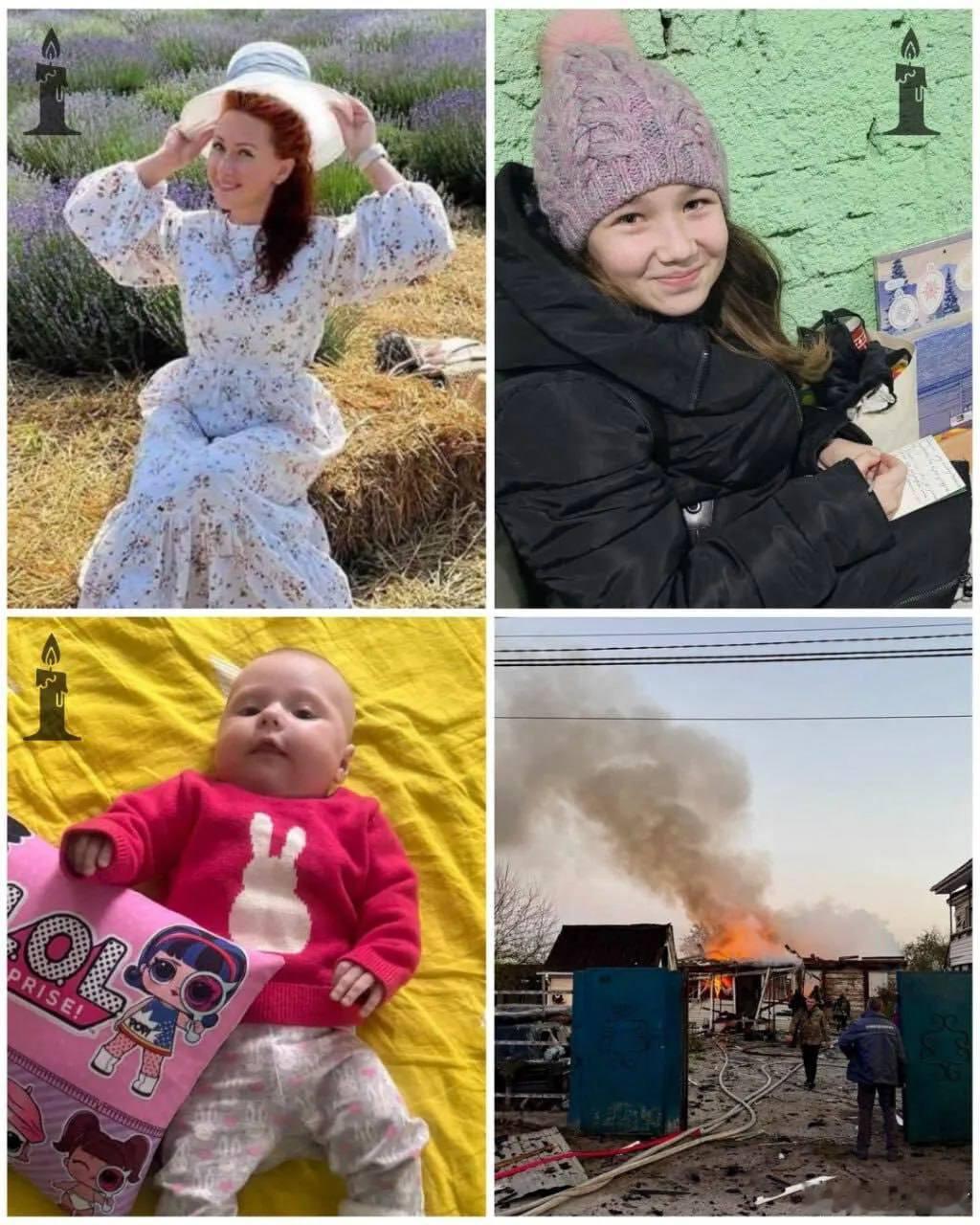 俄罗斯在基辅州杀害了一名带着两个孩子的妇女。据扎济姆社区主席维塔利·克鲁彭科称，