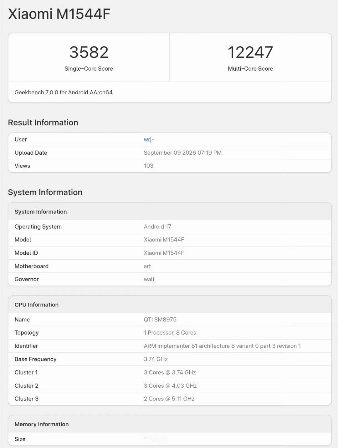 小米18ProMax跑分曝光小米18系列快要来了 ​​​