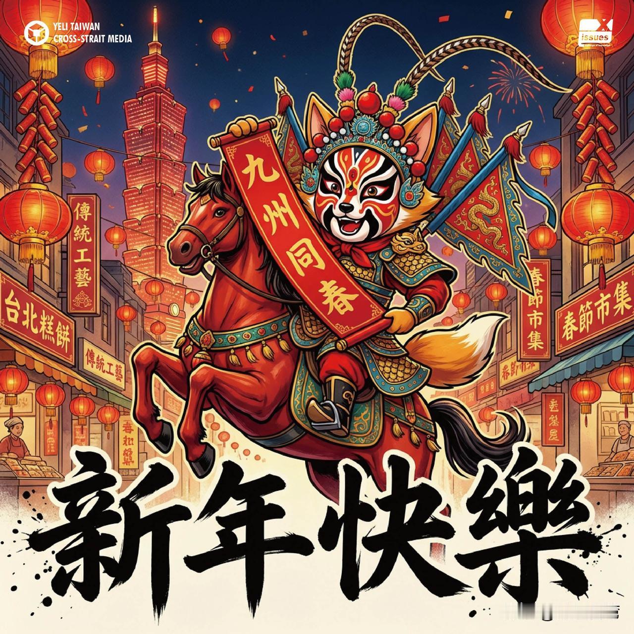 年29，除夕，祝福大家丙午馬年新年快樂！馬上開心，馬上幸福，馬上發財！