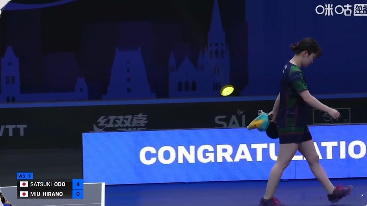 2026wtt金奈球星赛女单决赛大藤沙月4-0平野美宇（11-2 11-7 13