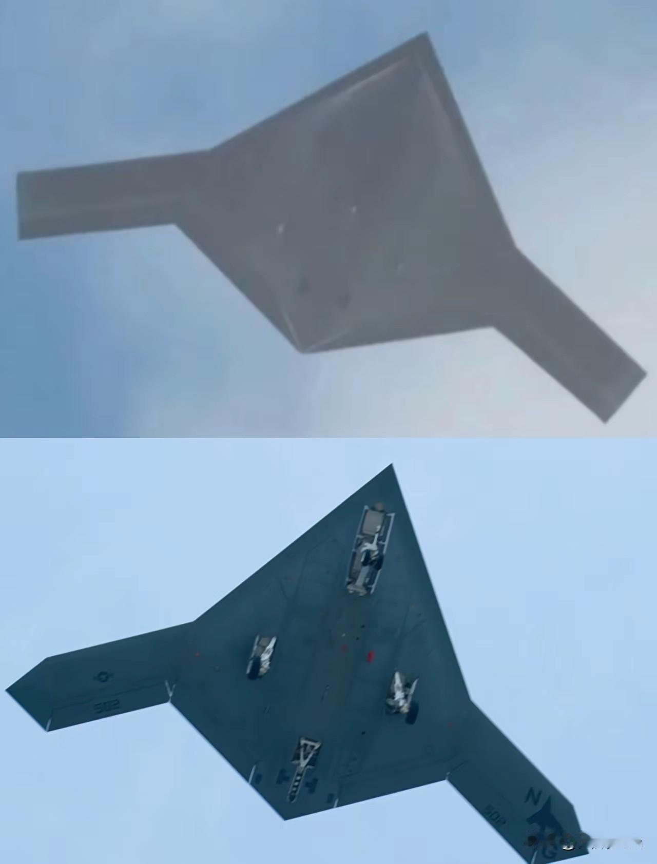 马兰攻击X对比美弟胎死腹中的X47B，个头就差了几个量级，X47B对标的是攻击1