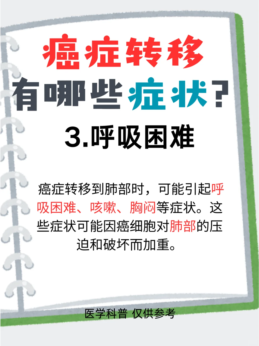 警惕！癌症转移的四类主要症状，快来排除