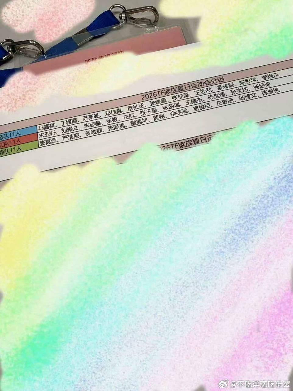 🍉运动会分组，🈶时团版