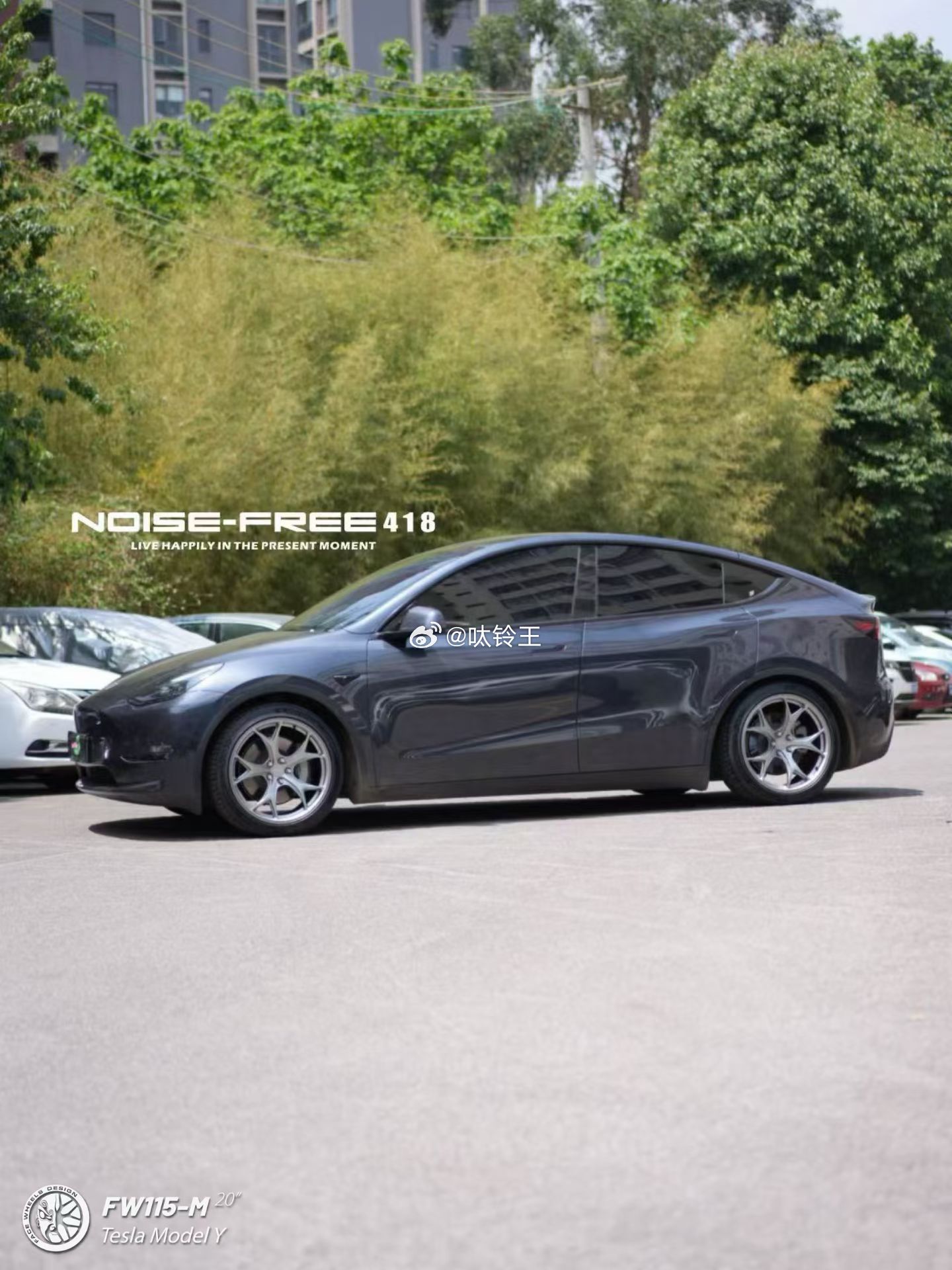 Facewheels FW115-M x Tesla Model Y 