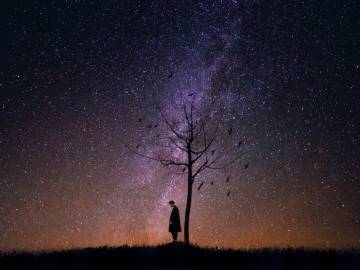 世界上有两件东西能震撼人们的心灵：一件是我们心中崇高的道德标准；另一件是我们头顶