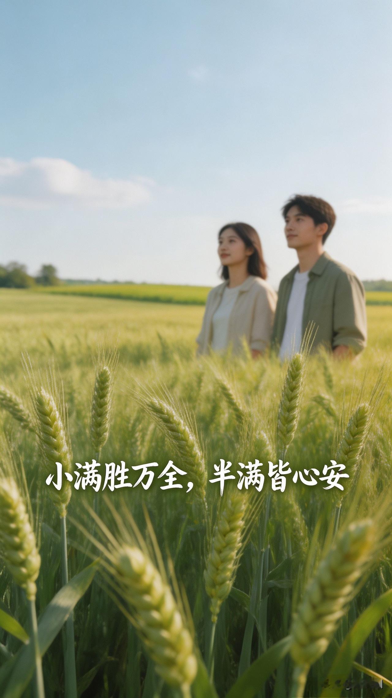 🌾今日小满，不求太满，小得盈足

——赠给正处于“渐入佳境”的你

《壬寅孟夏
