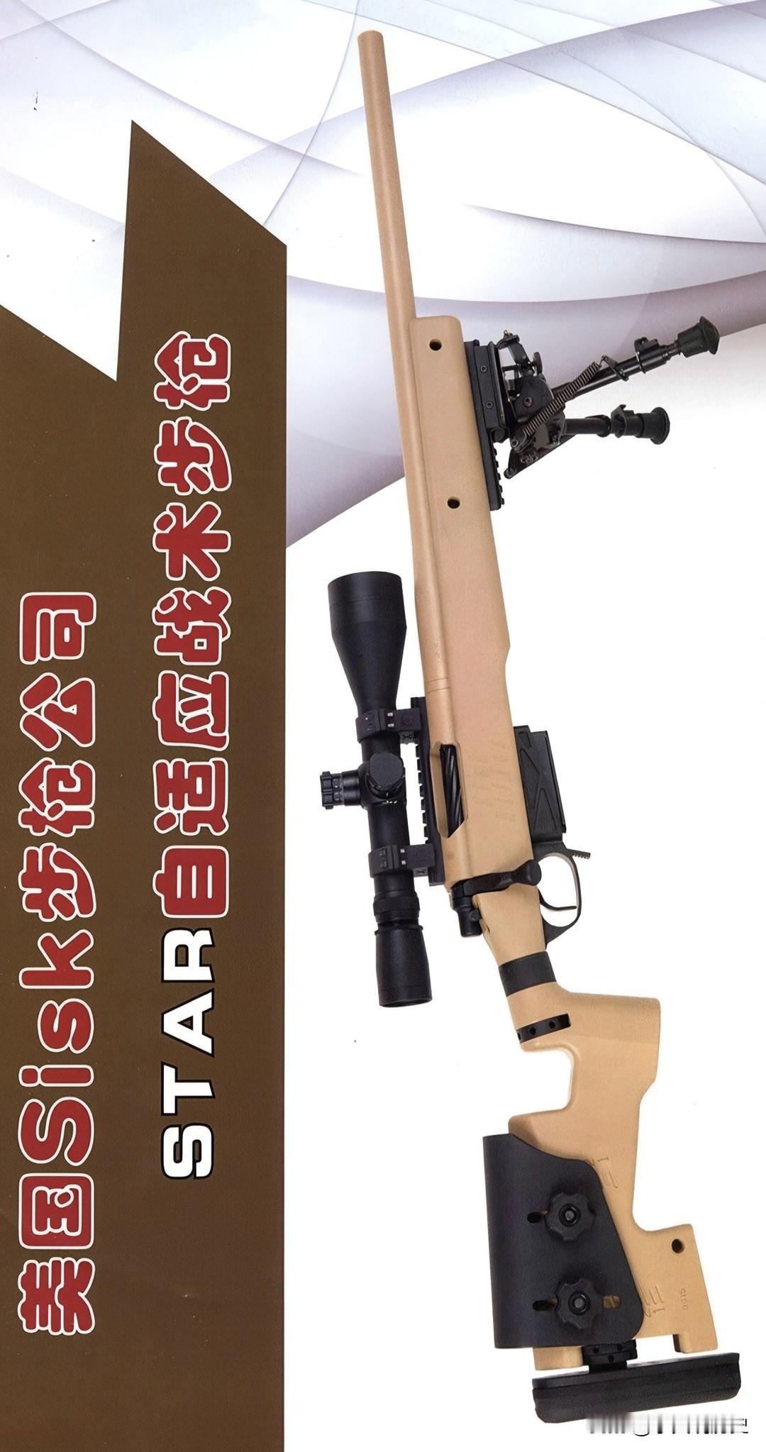 美国Sisk步枪公司STAR战术步枪
STAR战术步枪是Sisk公司生产的一款手