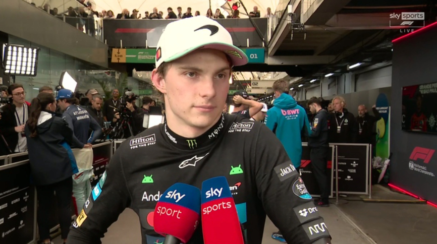 皮亚斯特里：对1号弯的超越尝试并不后悔，我的重新起跑很出色，我看到了上到第二的机