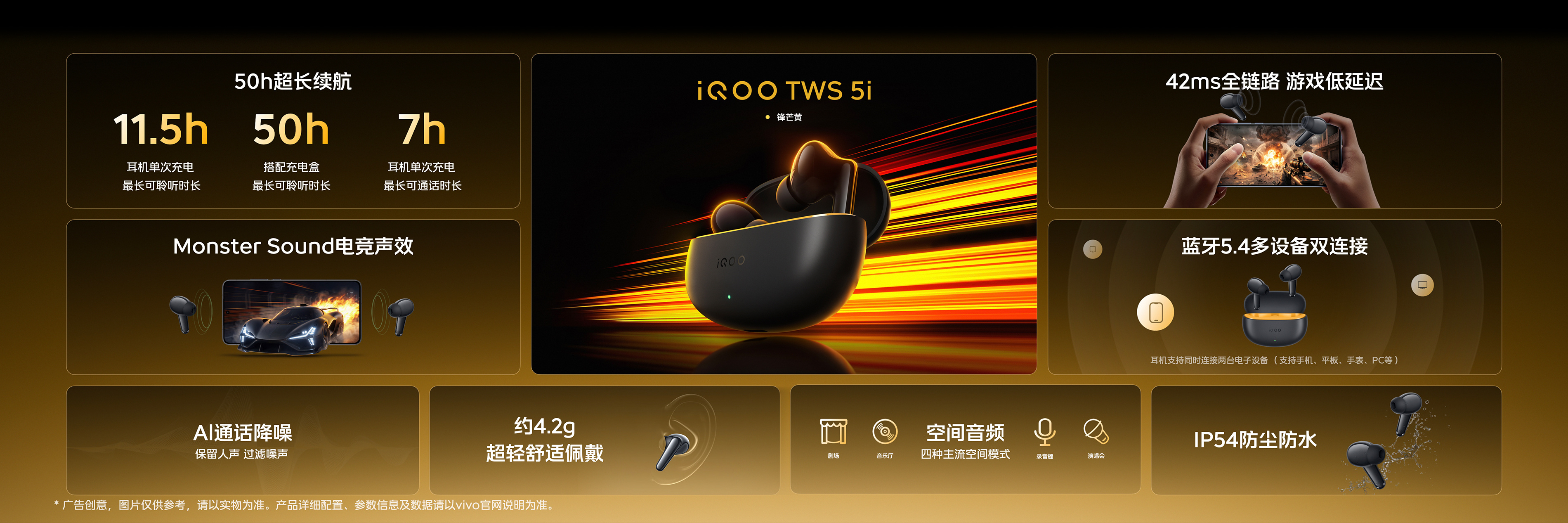 iQOO Pad6 Pro和iQOO TWS 5i蓝牙耳机发布，售价分别为国补后