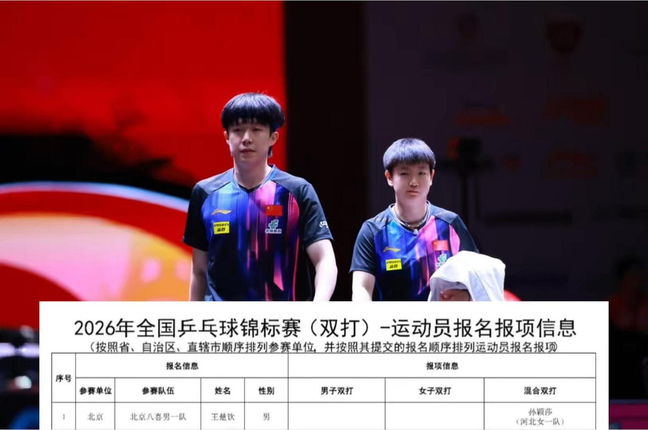 小将的年纪，大将的历程，打乒乓球可是20多年来了，小孩子就开始打球了，一步步走来