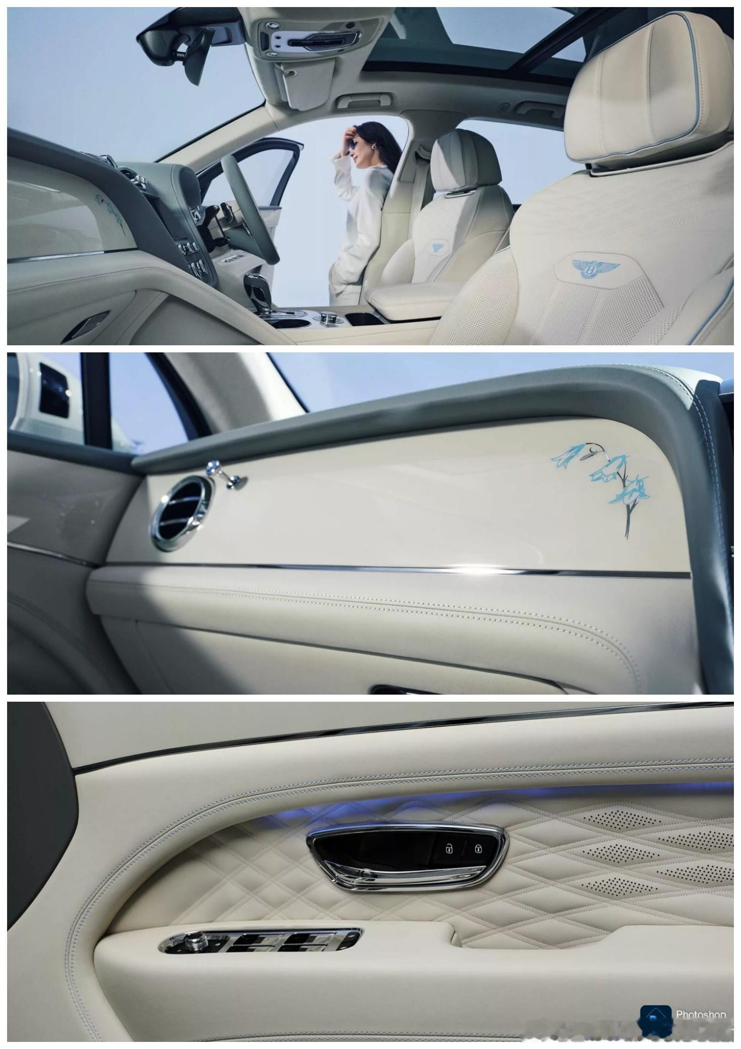 宾利推出的“Something Blue”特别版”，专为女生打造的一台车，这个设