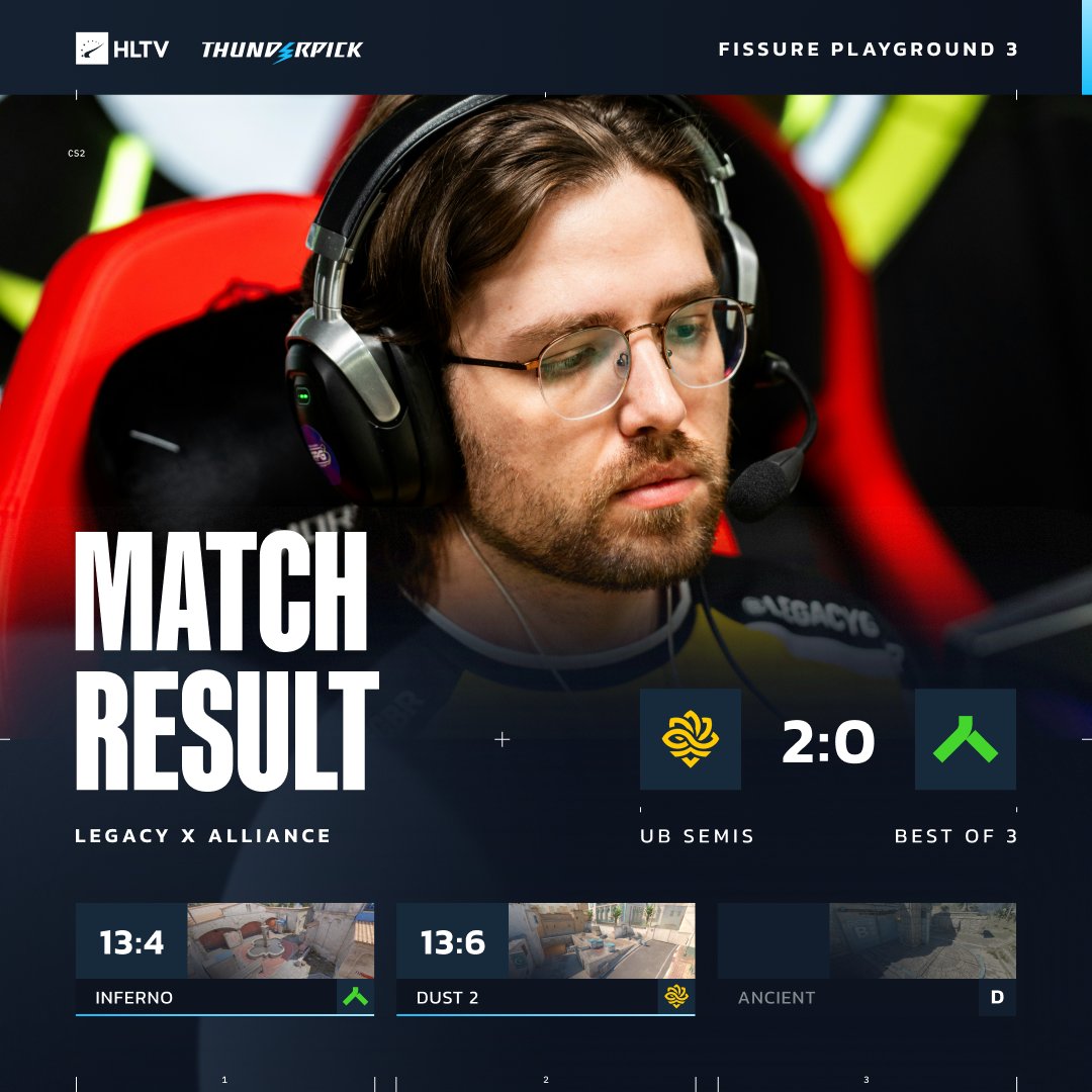 Legacy 2-0 Alliance：火力压制！Legacy晋级淘汰赛