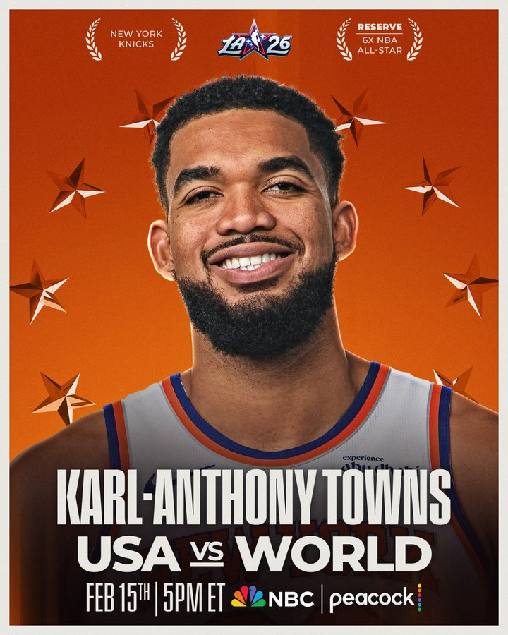 NBA全明星 2026NBA全明星阵容詹姆斯入选2026NBA全明星 詹姆斯连续