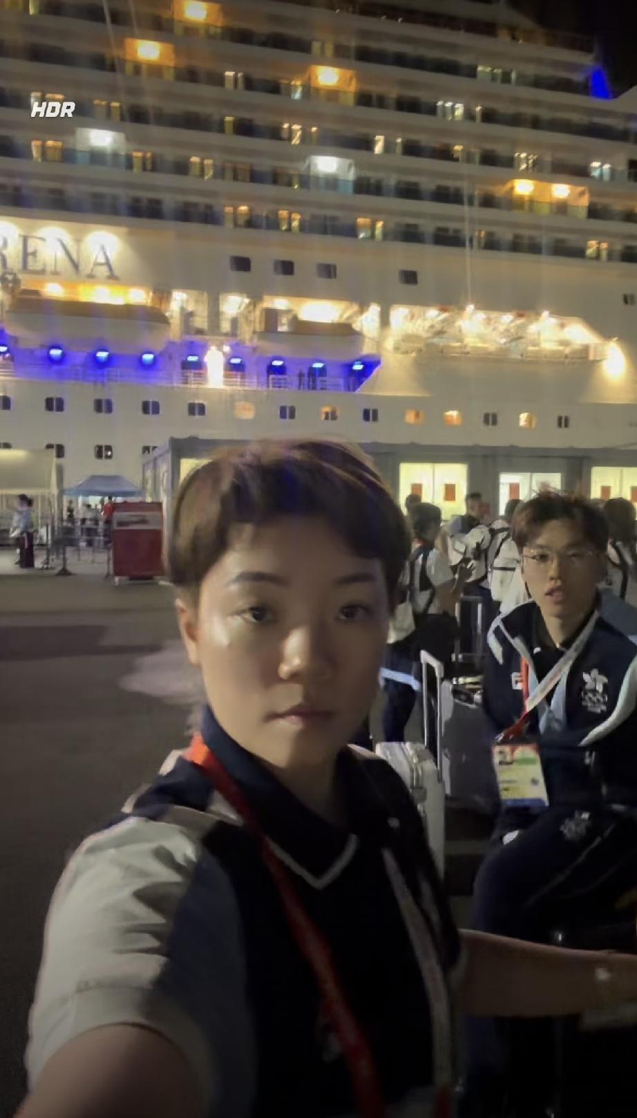 杜凯琹🇭🇰带你云逛亚运邮轮[大笑]！
杜凯琹今天分享了自己入住邮轮的视频，看