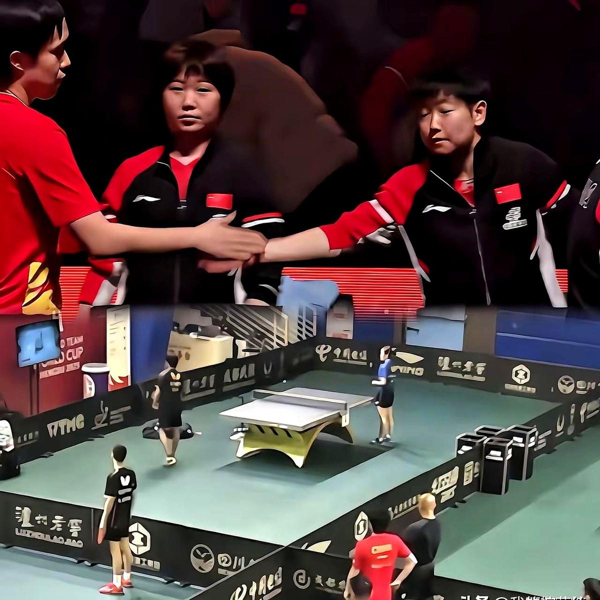 怕妹宝碰着脑袋，王楚钦贴心的把挡板给推开了一个口。他俩这两天大大方方的来，网友怎