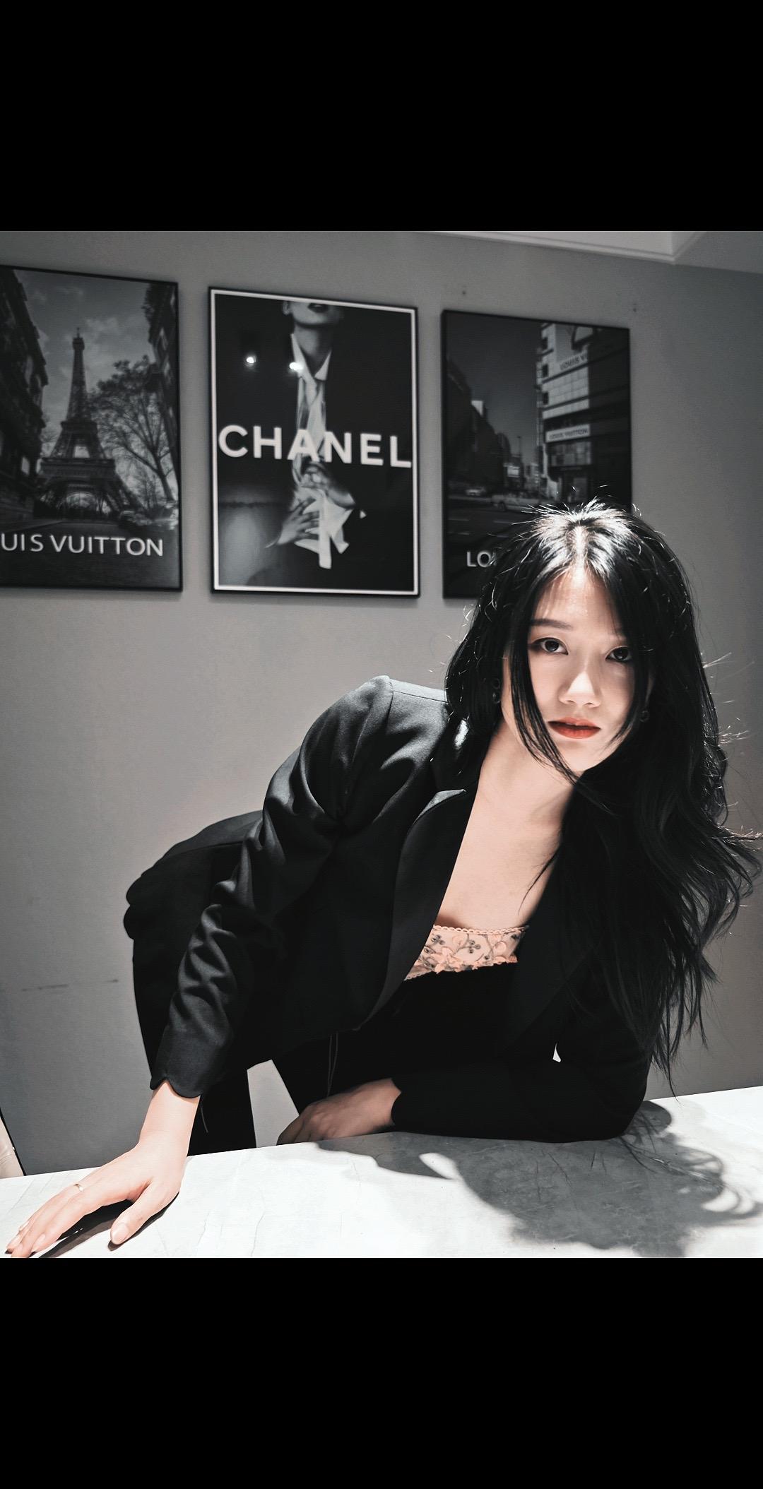 杂志风 黑白系 黑心玫瑰 hime