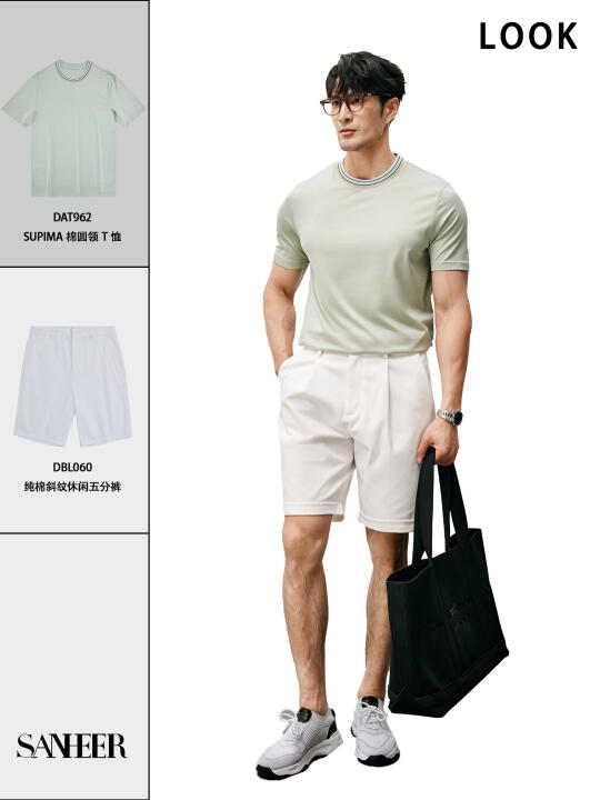 意式席卷夏日！这件T恤秒变商务型男��