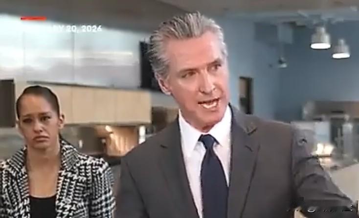 加州州长纽森:“特朗普做了什么，他今天大发脾气，决定再次对你们所有人全面加税，依