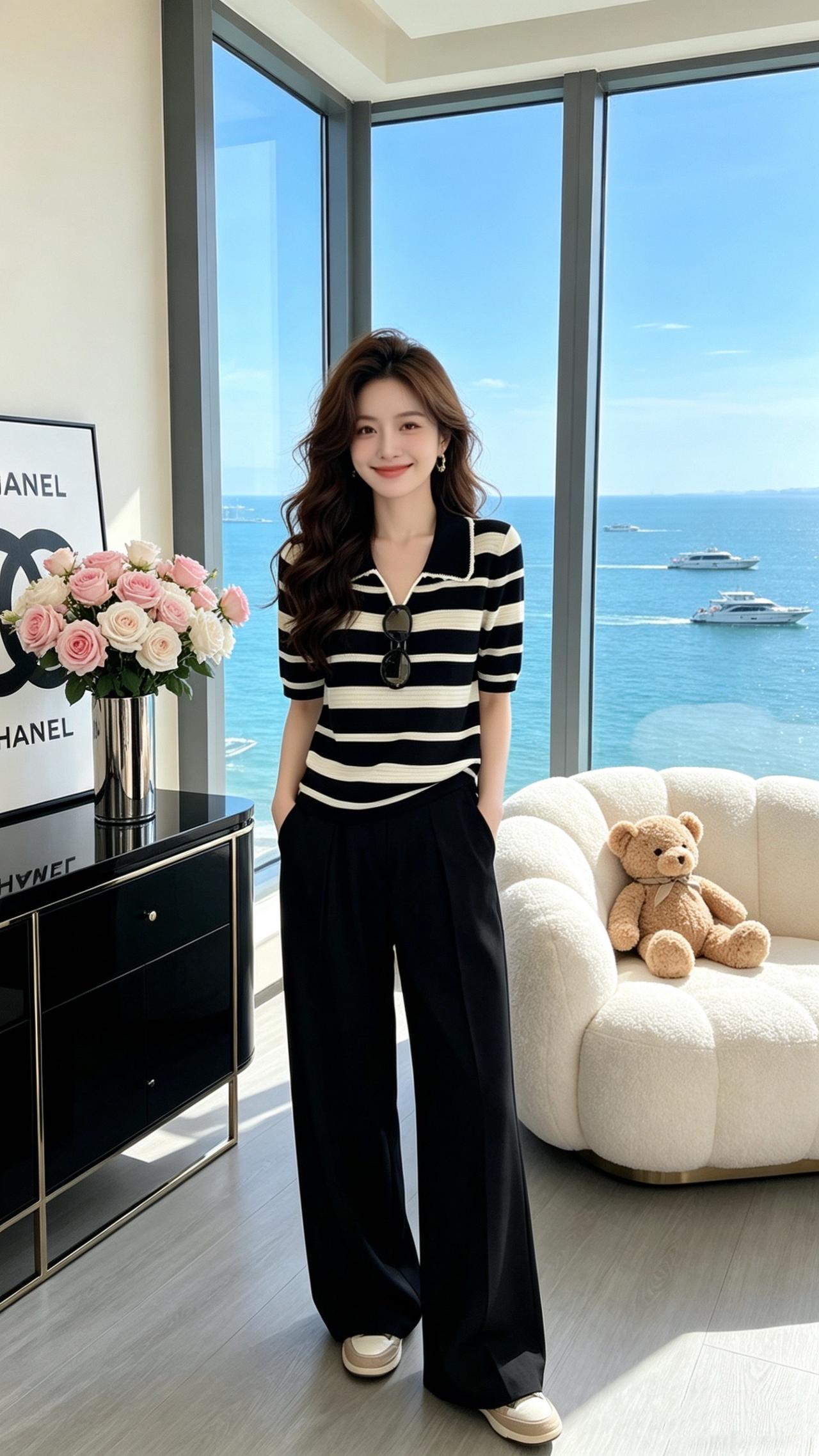 宽松针织衫 休闲百搭 洋气上档次 谁穿谁好看