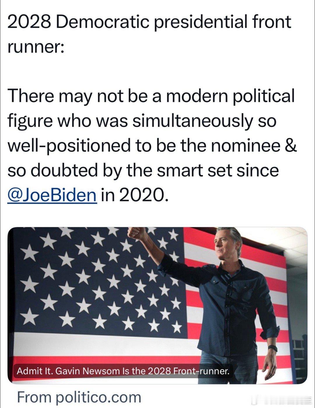 美国时政媒体：没人这么明显地具有优势、同时又如此被怀疑和否定…但是承认吧，New