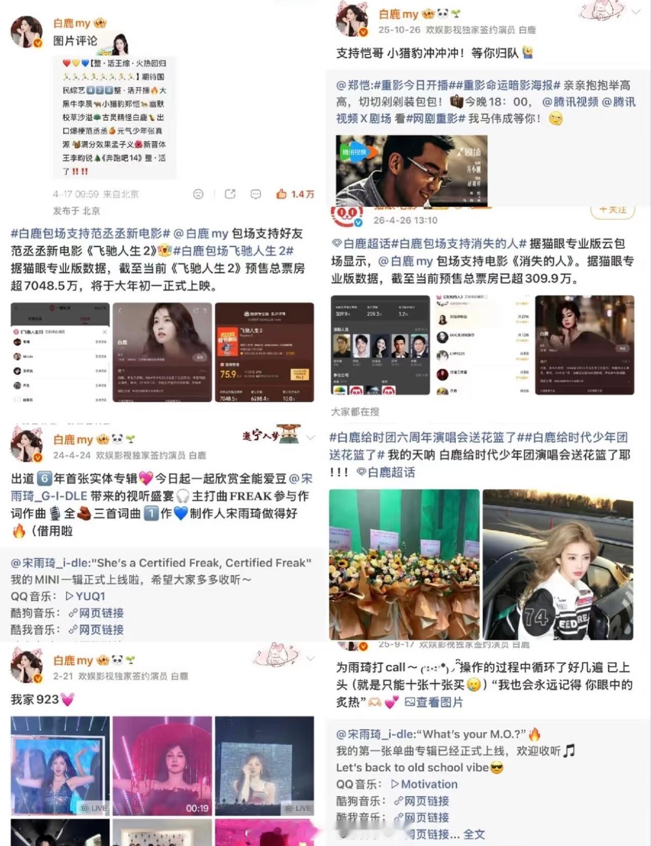白鹿 跑男 白鹿跑男里最体面的一位吧 顶顶好的白鹿 