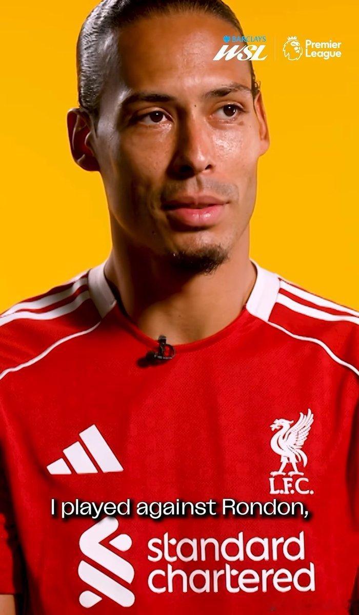 首位让我在英超一对一对抗中感到困难的球员？范迪克：隆东（西布罗姆维奇） 