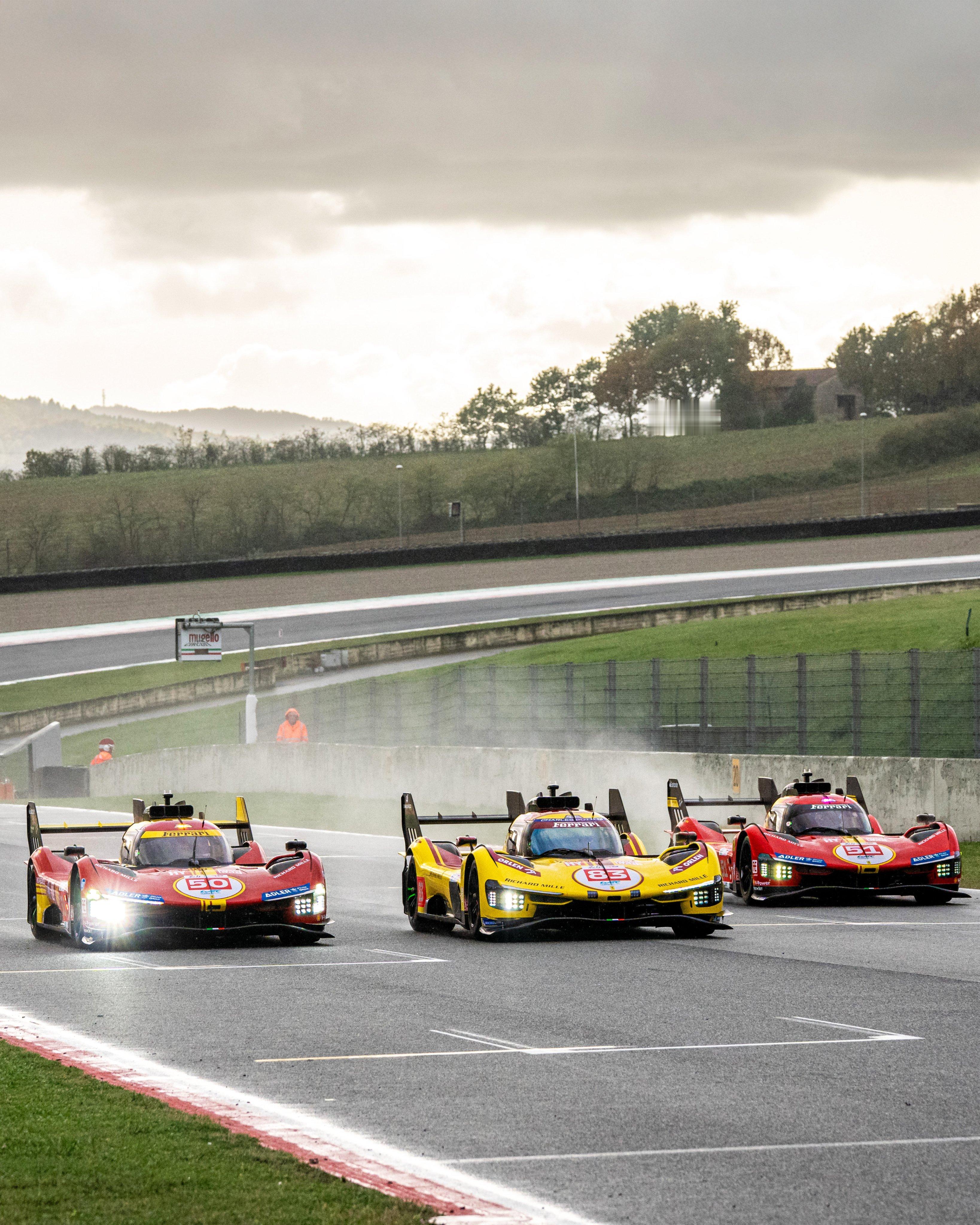 法拉利确认了来年出战WEC世界耐力锦标赛的三台499P的大部分车组阵容，两台厂车