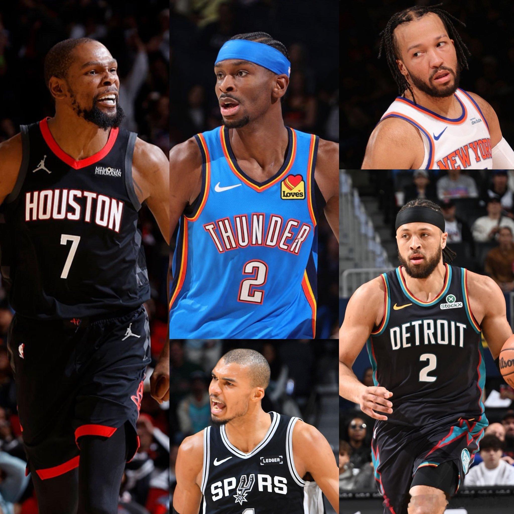 NBA本赛季最佳主场战绩：1. 火箭: 16-32. 雷霆: 20-53. 活塞