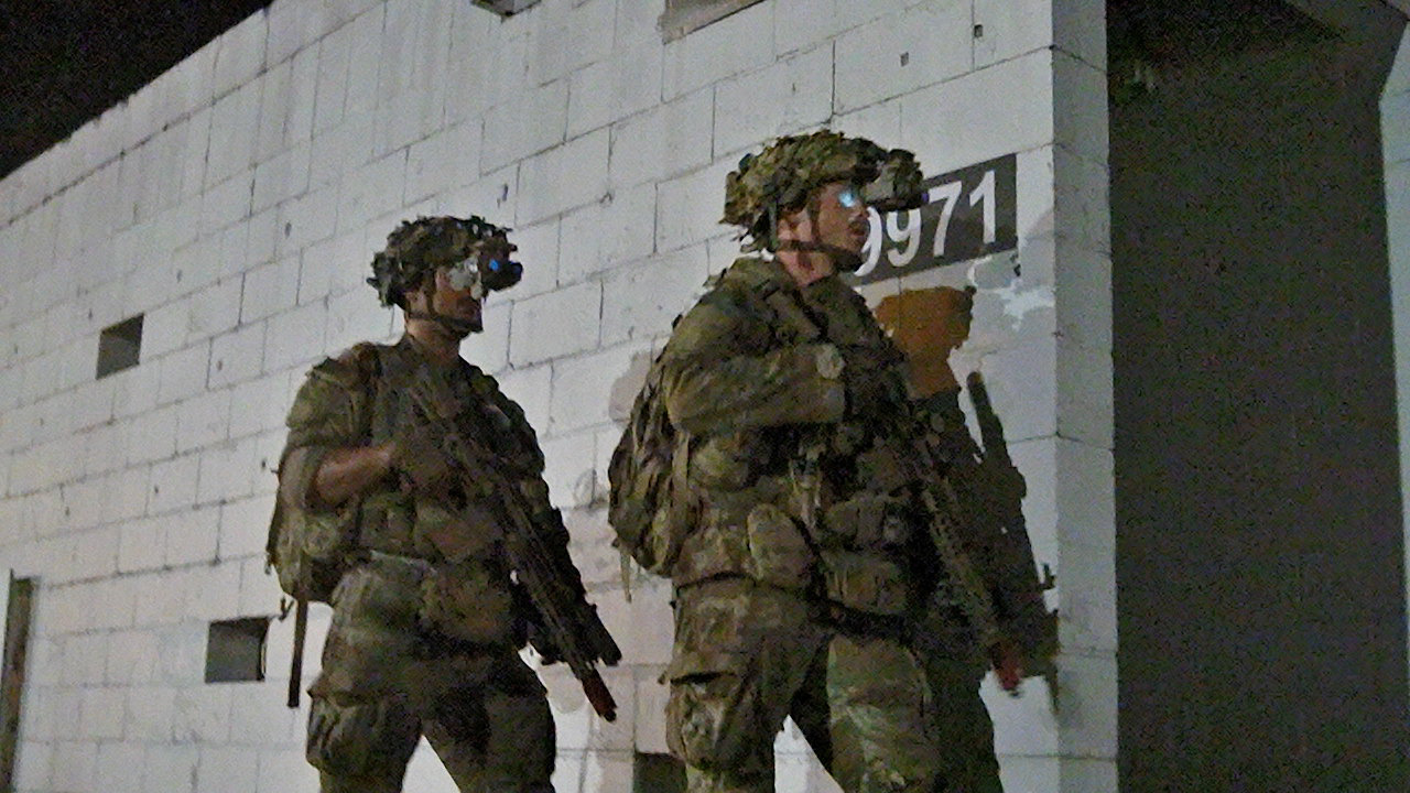 2026年4月17日，路易斯安那州波尔克堡（Fort Polk），美国陆军第10
