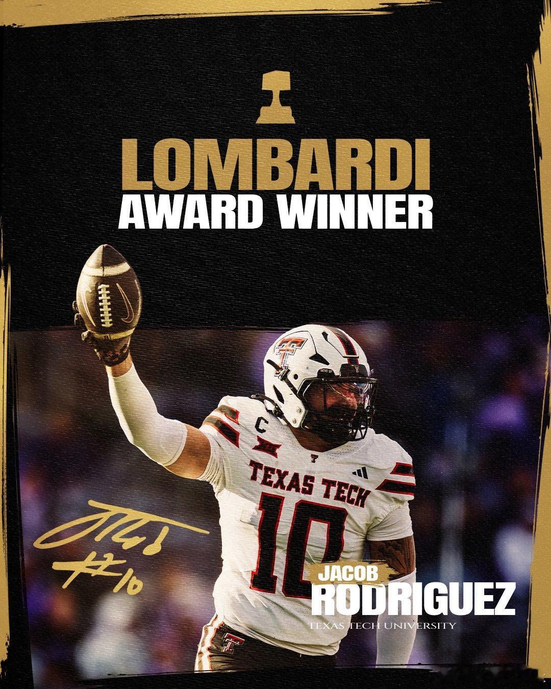 2025年Lombardi Award（全美最佳锋线球员）获得者Jacob Ro