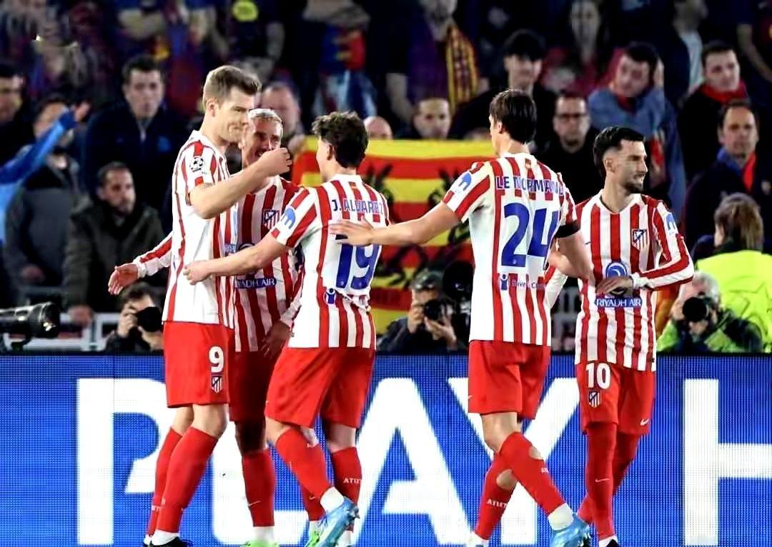 今晚巴萨要跟马竞拼命了。这球是西班牙和阿根廷的预演。
 

首回合巴萨在主场零比