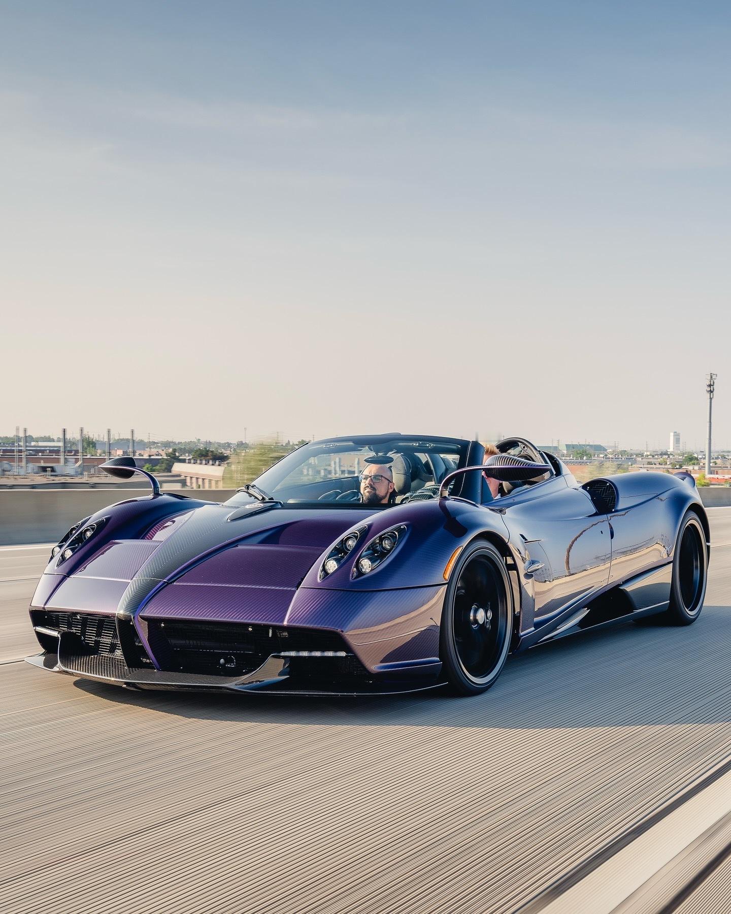 Pagani huayra roadster🪻紫色完美📷paganiofto