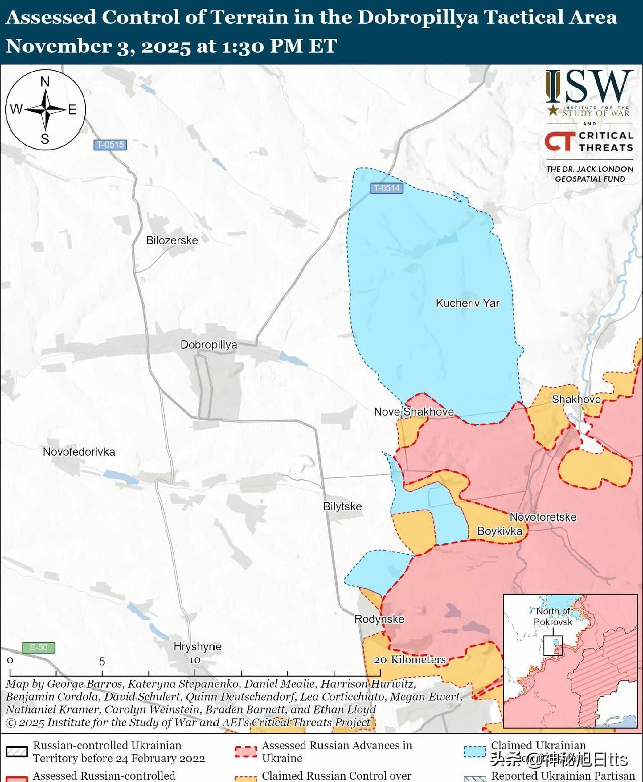 乌克兰切断俄军在多布罗皮利亚以东突出部的行动，可能对俄军包围波克罗夫斯克附近乌克