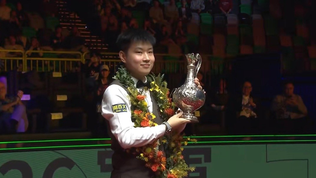 赵心童夺冠恭喜罗蜜！！！！！！！赵心童世界大奖赛冠军