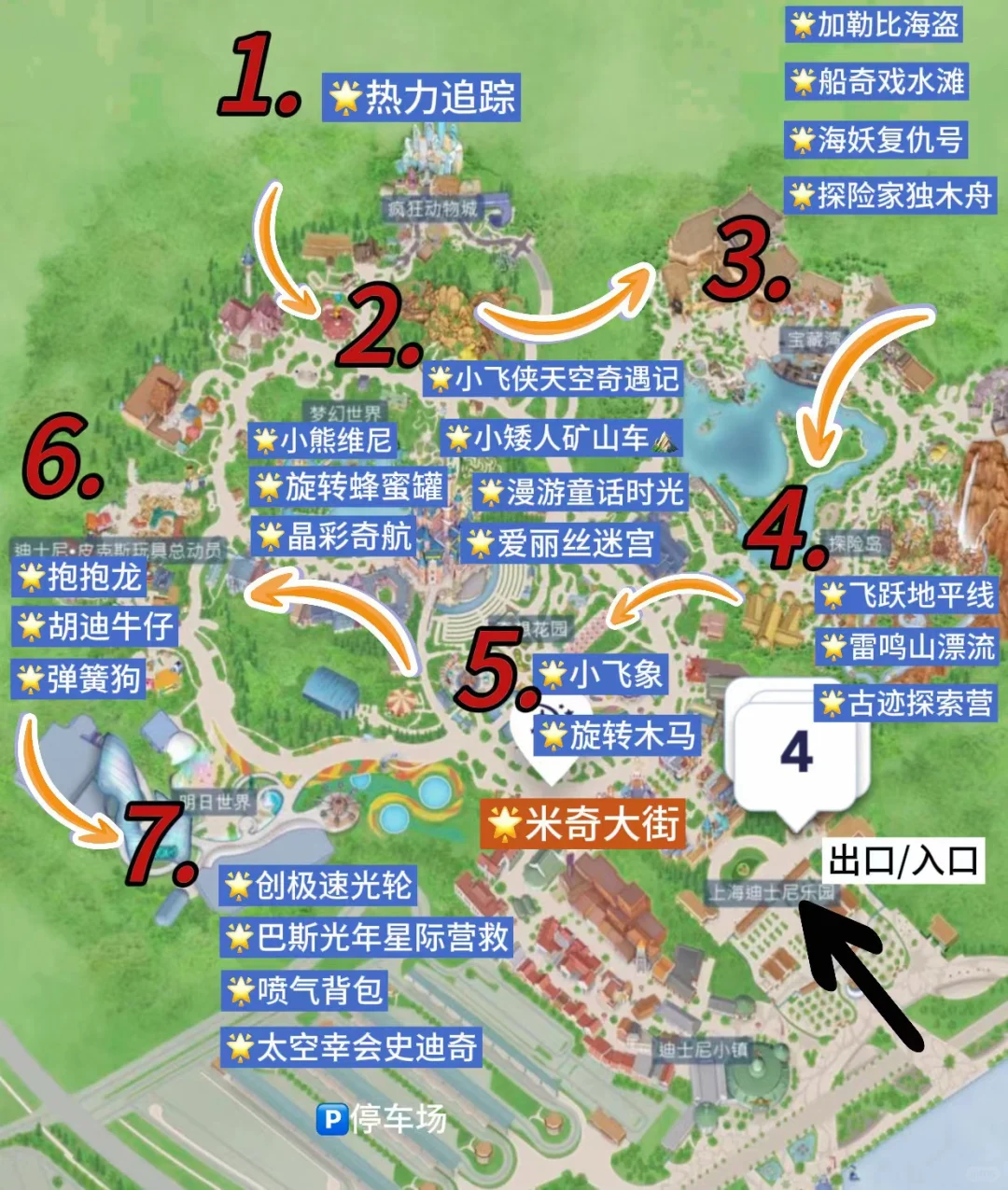 攻略看累了？一张图看懂跟着走不踩雷