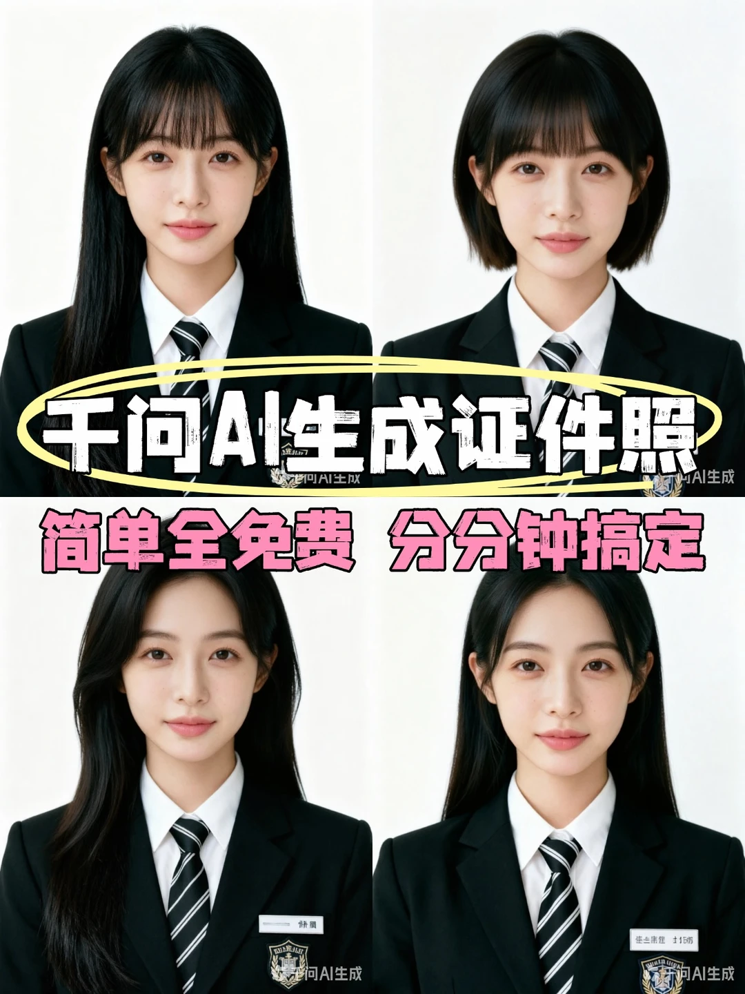 证件照不用再花冤枉钱了！AI一键生成
